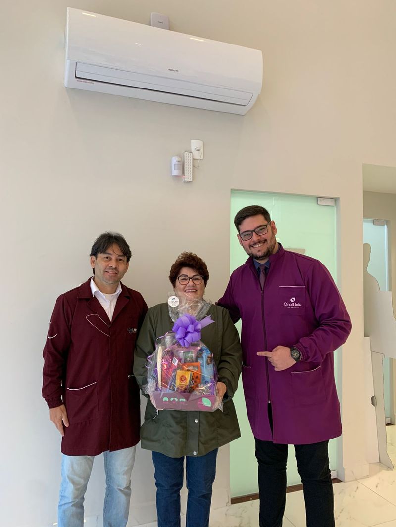 Depoimento de paciente da Oral Unic Timbó