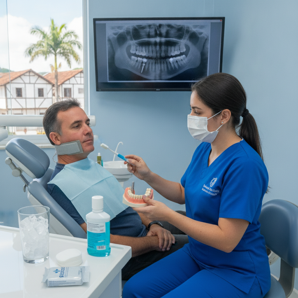 Como Cuidar do Implante Dentário Pós-Cirurgia em Timbó SC