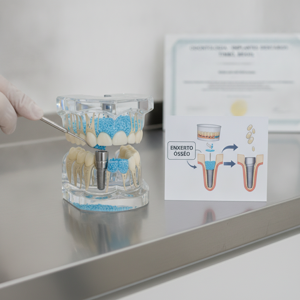 Implante Dentário com Enxerto Ósseo em Timbó SC