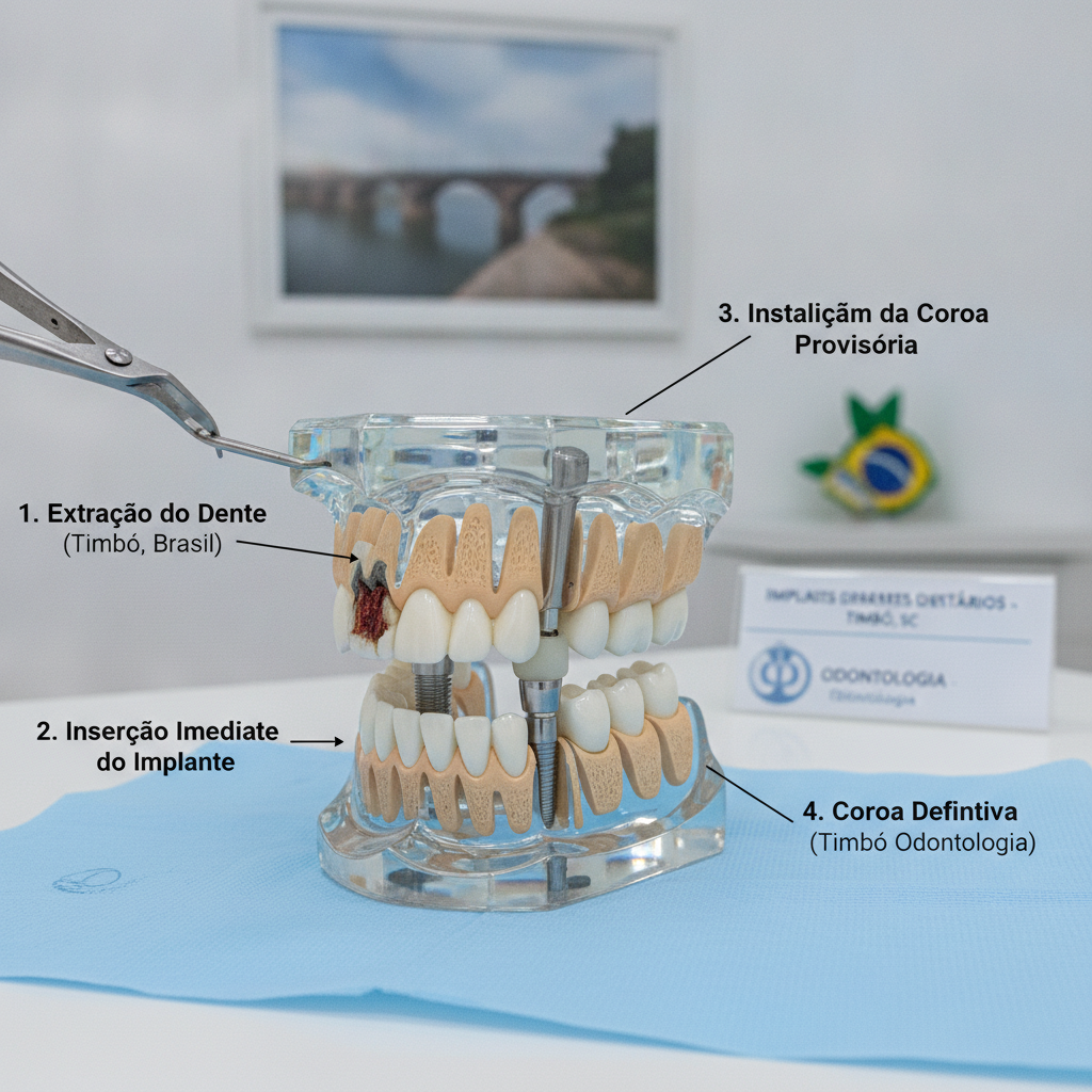 Implante Dentário Imediato Após Extração em Timbó SC