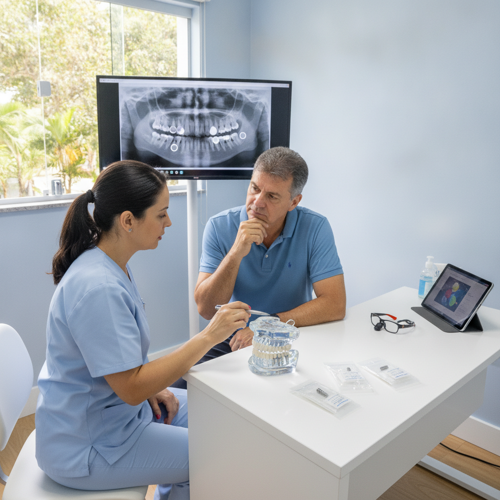 Quantas Consultas para Implante Dentário em Timbó SC?