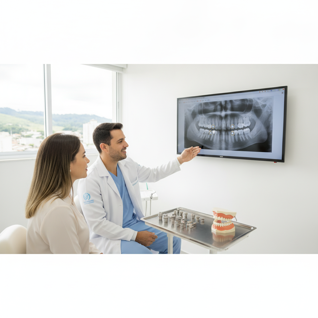 Quantos Implantes Dentários Preciso para Repor Todos os Dentes em Timbó?